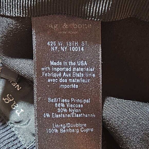 Rag & Bone Womens Black Pants 6 Minimalist Chic Office Court Core Capsule - Picture 12 of 16